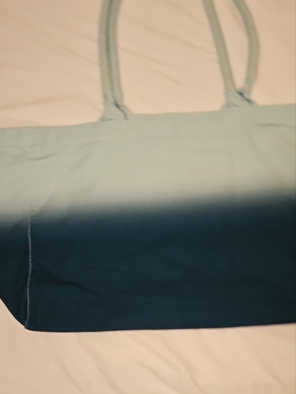 Athleta Ombre Blue Tote Bag EUC - Picture 9 of 11